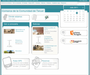 turismocomunidaddeteruel.es: Turismo Comunidad de Teruel
Portal oficinas de turismo de comarcas, Comarca de la Comunidad de Teruel