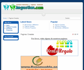 maximueble.es: Paginas Creadas
comercio electronico, creacion de pagianas web, agencia comercial