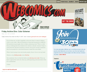 webcomics.com: Public Journal - Webcomics tutorials and advice
Comics news and how-tos for the modern cartoonist