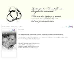 yesforlife.com: Yes for life
Yes for life, le mariage de Solenne et Romain