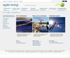 aep.no: Agder Energi - Forretningsområde Energi
