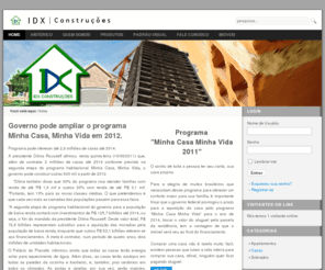 idxconstrucoes.com: IDX Construções
Joomla! - O sistema dinâmico de portais e gerenciador de conteúdo