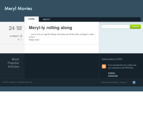 merylmovies.com: Meryl Movies
Meryl Movies - Just another WordPress weblog