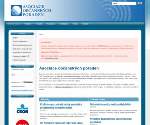 obcanskeporadny.cz: Asociace občanských poraden
Joomla! - nástroj pro dynamický portál a redakční systém