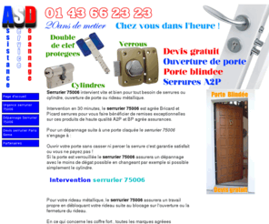 serrurerie-paris-75006.com: Serrurier 75006 : changement de serrures
Serrurier 75006 change votre serrure A2P agrée assurances au meilleur tarif. Serrurier Paris 6 moins cher que Leroy Merlin pour votre porte blindée Picard