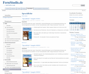 sprachrohronline.de: SprachRohr | FernStudis.de
