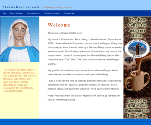 statuedoctor.com: Statue Doctor Home Page
Statue Doctor - tips to help you refinish your statue.