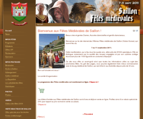 medievales.org: Bienvenue aux Fêtes Médiévales de Saillon !
Saillon Fêtes Médiévales 2011