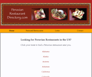 peruvianrestaurantdirectory.com: Peruvian Restaurant Directory
Find a Peruvian Restaurant near you.