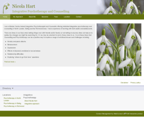 nicolahart.com: Nicola Hart psychotherapy and counselling Richmond Ealing North London
Nicola Hart psychotherapy and counselling Richmond Ealing North London