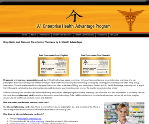 a1drugcard.com: Drug Card | Prescription Card | Free Discount Pharmacy Card | A1 Health Advantage
Discount drug prescription pharmacy card by A1 Health Advantage. Our free discount prescription drug card offers discount pharmacy, drug prescriptions and health care services.