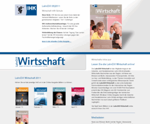 lahndill-wirtschaft.de: IHK - LahnDill Wirtschaft
Lesen Sie die LahnDill Wirtschaft online! Die LahnDill Wirtschaft ist das Mitgliedermagazin der Industrie- und Handelskammer Lahn-Dill mit aktuellen Wirtschafts-Nachrichten aus der Region, mit News aus Brüssel und Berlin, interessanten Firmenportraits, mit Infos zur Aus- und Weiterbildung, zu den Themen Innovation und Umwelt sowie einem umfangreichen Börsenspezial.