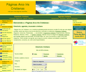 paginasamarillascristianas.net: Paginas Arco Iris Cristianas - Directorio, Agenda y Buscador Cristiano de Empresas, Organismos, Iglesias y Websites del mundo hispano
Paginas Arco Iris Cristianas - Directorio, Agenda y Buscador Cristiano de Empresas, Organismos, Iglesias y Websites del mundo hispano