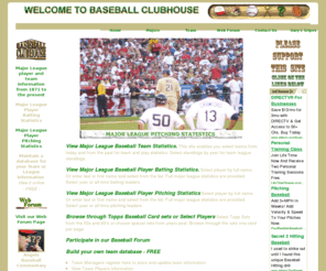 baseballclubhouse.com: Baseball Clubhouse Home
Baseball Clubhouse – view baseball cards and statistics and create a free database for your  team.