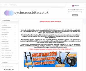 cyclocrossbike.co.uk: Cyclo Cross Bike
Stay ahead of the field with a professional cyclo cross bike