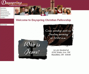 dayspringcf.us: Dayspring Christian Fellowship | Main Menu
