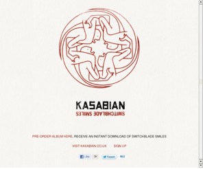 kasabian.co.uk: Kasabian | US | Home
The official global Kasabian website; news, live dates, music, video, lyrics, forum, images and more. Includes full details of the new West Ryder Pauper Lunatic Asylum album.