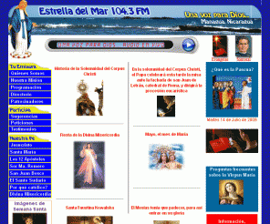 radioestrelladelmar.com: Radio Estrella del Mar 104.3 FM Managua Nicaragua
