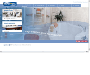 furdokvilaga.hu: FÜRDŐK VILÁGA - Minden és még több a fürdőszobába.
Néhány lépés és megvalósul álmai fürdőszobája. Teljes  és részleges fürdőszoba kivitelezés fix áron a FÜRDŐK VILÁGÁ-tól.