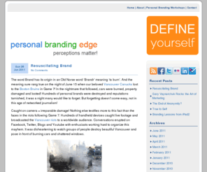 personalbrandingedge.com: Personal branding training workshops & consulting services designed to unleash the power of brand YOU.
