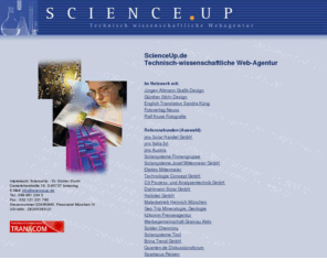 scienceup.de: ScienceUp - Dr. Günter Sturm - Technisch-wissenschaftliche Web-Agentur
ScienceUp - Technisch-wissenschaftliche Webagentur