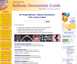 Balloon Decoration Ideas on Balloon Decorations  Wedding Balloon Decorations  Balloon Decorating