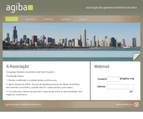 agiba.org: AGIBA - Associação dos Gestores Imobiliários da Bahia
Site oficial da AGIBA - Associação dos Gestores Imobiliários da Bahia. Salvador, Bahia.
