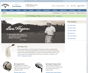 benhogan.com: Ben Hogan Clubs: Callaway Golf Pre-Owned
Great Selection of Ben Hogan Golf Clubs at the Official Callaway Golf Pre-Owned Site: Ben Hogan Drivers, Fairway Woods, Hybrids, Irons, Wedges, Putters at Callaway Golf Pre-Owned