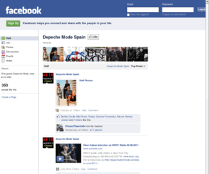 depechemodespain.com: Incompatible Browser | Facebook
 Facebook is a social utility that connects people with friends and others who work, study and live around them. People use Facebook to keep up with friends, upload an unlimited number of photos, post links and videos, and learn more about the people they meet.
