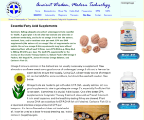 efasupplements.com: Essential Fatty Acid (EFA) Supplements
