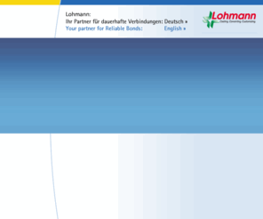 metafol.com: Lohmann GmbH & Co. KG
Lohmann GmbH & Co. KG mit Sitz in Remscheid. Geschäftsgegenstand ist die die Konfektionierung von ein- und doppelseitig klebenden Produkten.