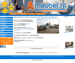 meubelvoordeel-amersfoort.com: A-Meubel.nl ( Meubelen Banken ) hoekbank longchair in leer en stof, eiken meubels 
De mooiste collectie meubelen voor absoluut de laagste prijs van Nederland, Wij zijn C.B.W erkend.  A-Meubel mooier wonen voor minder geld 