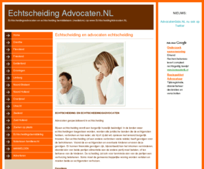 echtscheidingsadvocaten.nl: Echtscheidingsadvocaten | Advocaten Echtscheiding | Echtscheiding: Echtscheidingsadvocaten.NL
Echtscheidingsadvocaten.NL  online vinden van advocaat echtscheiding