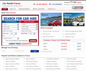 carsrentalfrance.com: Best Cars Rental France | Cheap Car Hire France
Car Hire in France providers of discount car hire including all major cities, train stations and airports in the best cheap car hire deals in France. Select the best hire car deal from several of car hire suppliers and find he perfect car in France.