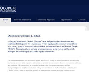 quoruminvest.com: Quorum Investments Limited
Quorum Investments Limited 