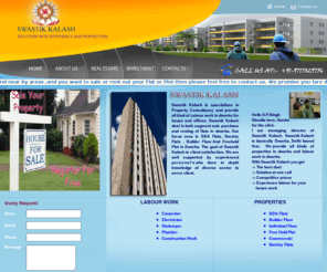 swastikkalash.com: Flats in Dwarka, Buy, Sale, Rent, Real Estate Broker Delhi, Property Dealer Dwarka, PG Accomodation Dwarka, Dwarka Properties
Swastik Kalash is a property dealer in dwarka helpful to those who are looking for affordable or luxurious flats in dwarka for buy, sale, renting, PG accomodation in dwarka, properties in dwarka.