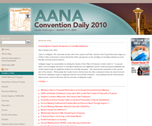 aanadaily.com: AANA Convention Daily - Seattle, Washington | August 7-11, 2010
