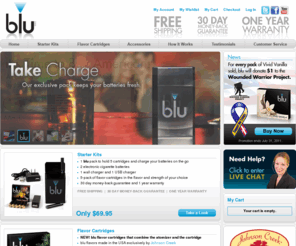 electricigarettes.com: Electronic Cigarette by blu E Cigarette -  Home
blu electronic cigarette looks and taste like a real cigarette. Make the switch to blu the smokeless e cigarette today. You can be smoke free with blu the most popular ecigarette.