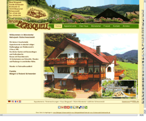 Haus bergquell de Ferienwohnungen im Haus Bergquell in Münstertal