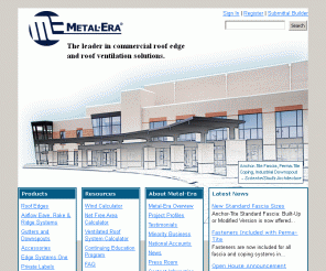 metalera.com: 
	Metal-Era - The leader in commercial roof edge and roof ventilation solutions

