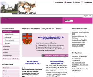 binsfeld-eifel.org: Willkommen bei der Ortsgemeinde Binsfeld
Die offizielle Internetseite der Ortsgemeinde Binsfeld in der Süd-Eifel.