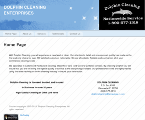 dolphincleaningenterprises.com: Home Page
Home Page