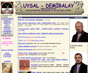 uysal-demiralay.av.tr: UYSAL-DEMİRALAY ORTAK HUKUK BÜROSU - AYDIN
Güncel hukuk bilgileri ve avukatlık bürosu