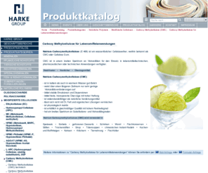 e466.com: HARKE Group: Carboxy Methylcellulose für Lebensmittelanwendungen
Im Produktkatalog der HARKE Group sind alle Produkte nach Kategorien zusammengefasst: Mineralien,Rohstoffe,Industriechemikalien,Spezialchemikalien,Polymere,Naturpolymerprodukte,technische Ausrüstung,Dienstleistungen