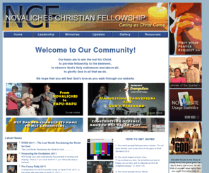 ncf.org.ph: Novaliches Christian Fellowship – Caring as Christ Cares
Novaliches Christian Fellowship Official Website - Our  tasks are to win the lost for Christ to provide fellowship to the believers, to observe God's Holy ordinances and above all, to glorify God in all that we do.