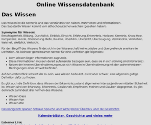 online-wissensdatenbank.de: Online Wissensdatenbank
