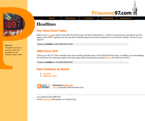 princeton97.com: Princeton97.com
Princeton Class of 1997 Website.