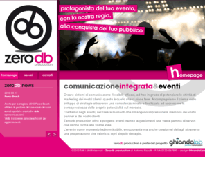 zerodbproduction.com: Zero db production - comunicazione integrata & eventi
