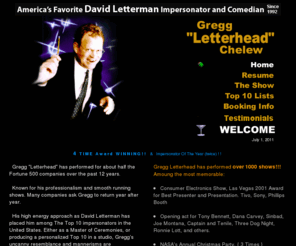 davidlettermanlookalike.com: Gregg "Letterhead" Chelew America's Favorite David Letterman Lookalike
Gregg 