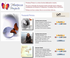 mariposaprojects.com: Welcome to Mariposa Projects
